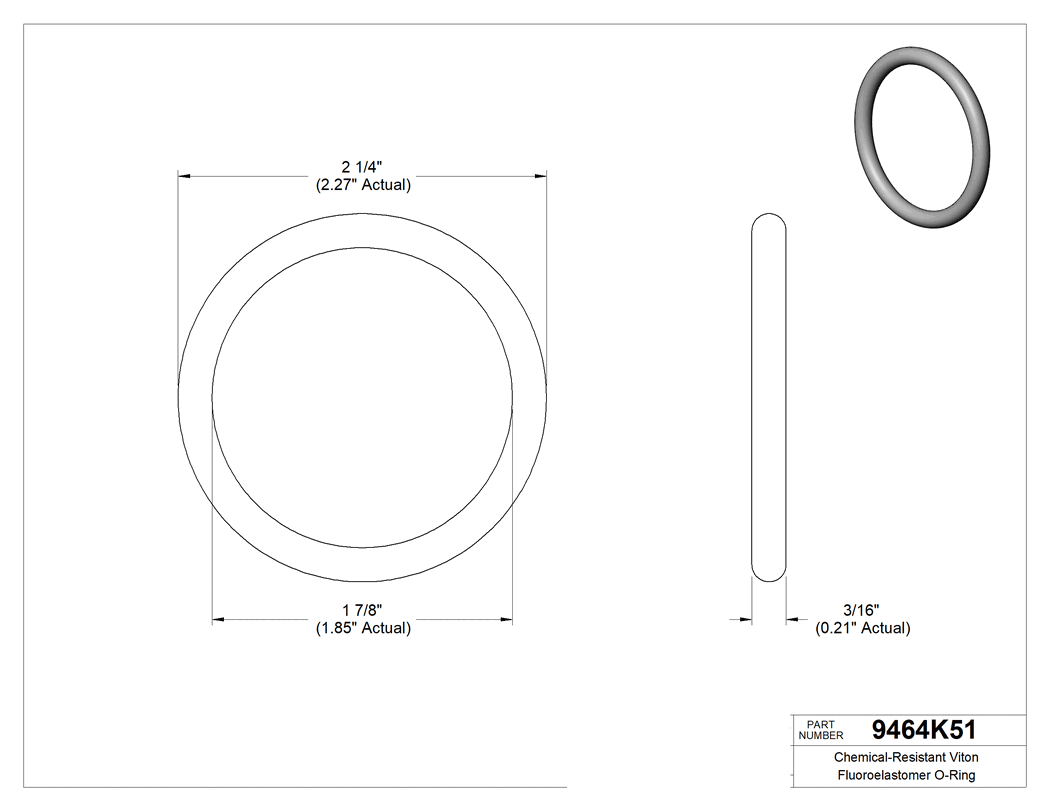Technical drawing - 9464K51